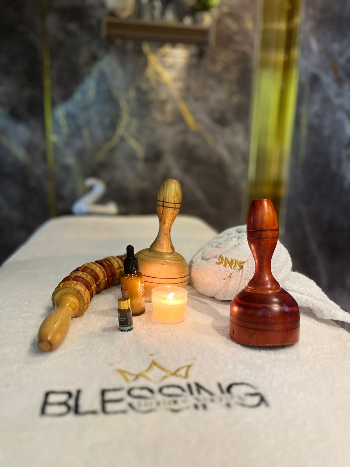 Masajes & Faciales — trabajo realizado en Blessing